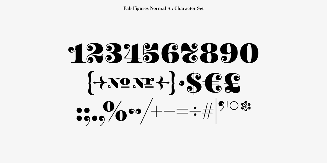 font numbers typedesign number numeral Numerals Typeface