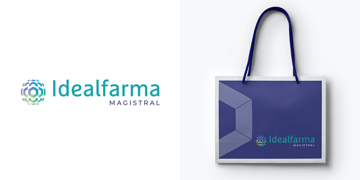 logo stationary papelaria Pharma packing embalagens branding  graphic design 