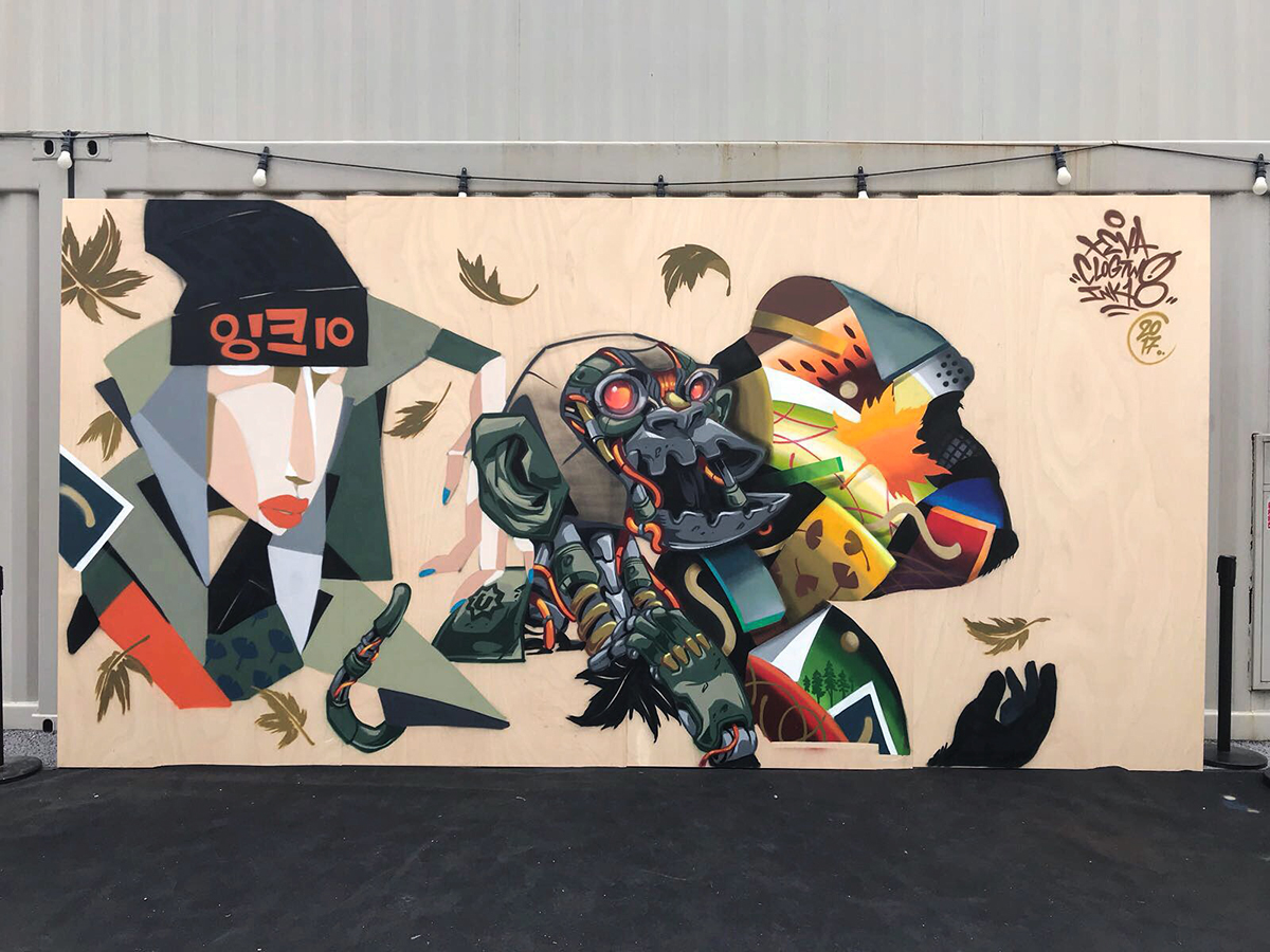 inkandclog ink and clog studio inkten clogtwo xeva madvictor South Korea Urban Arts singapore graffiti