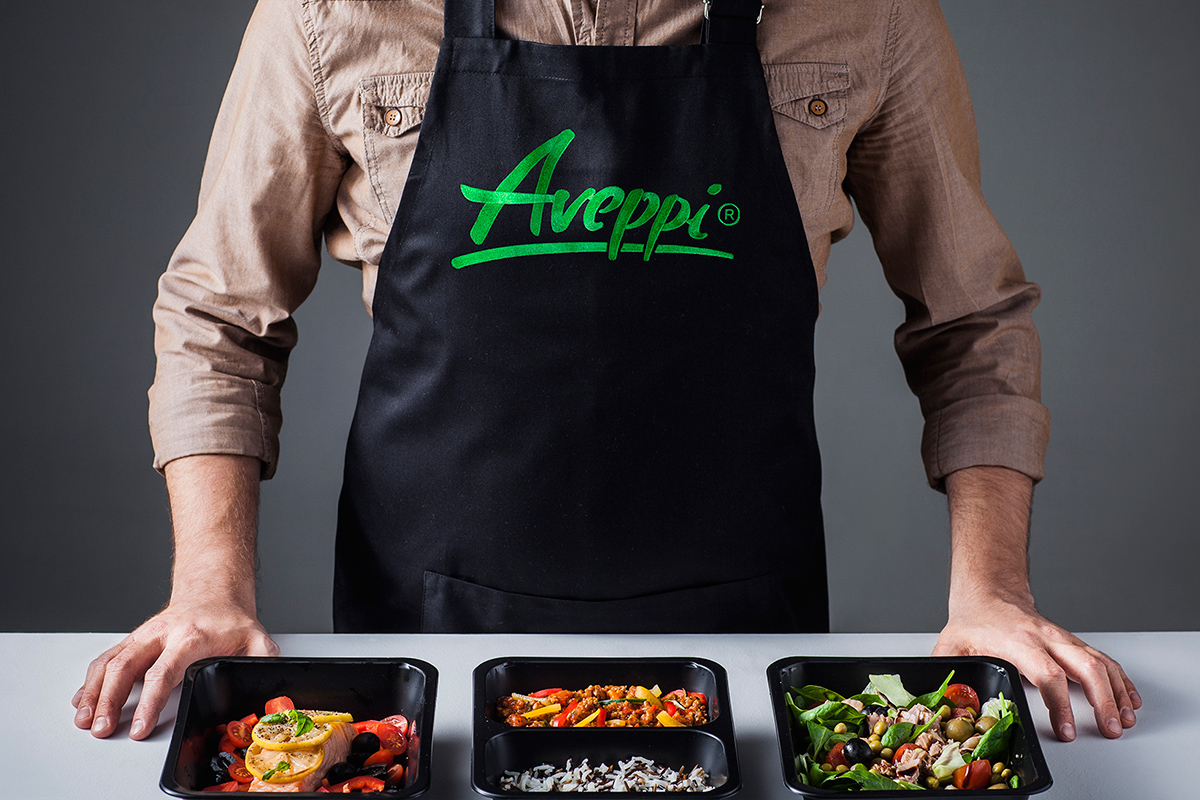 Food  aveppi catering diet Weight loss cooking Diet Food logo fresh vegetables fruits