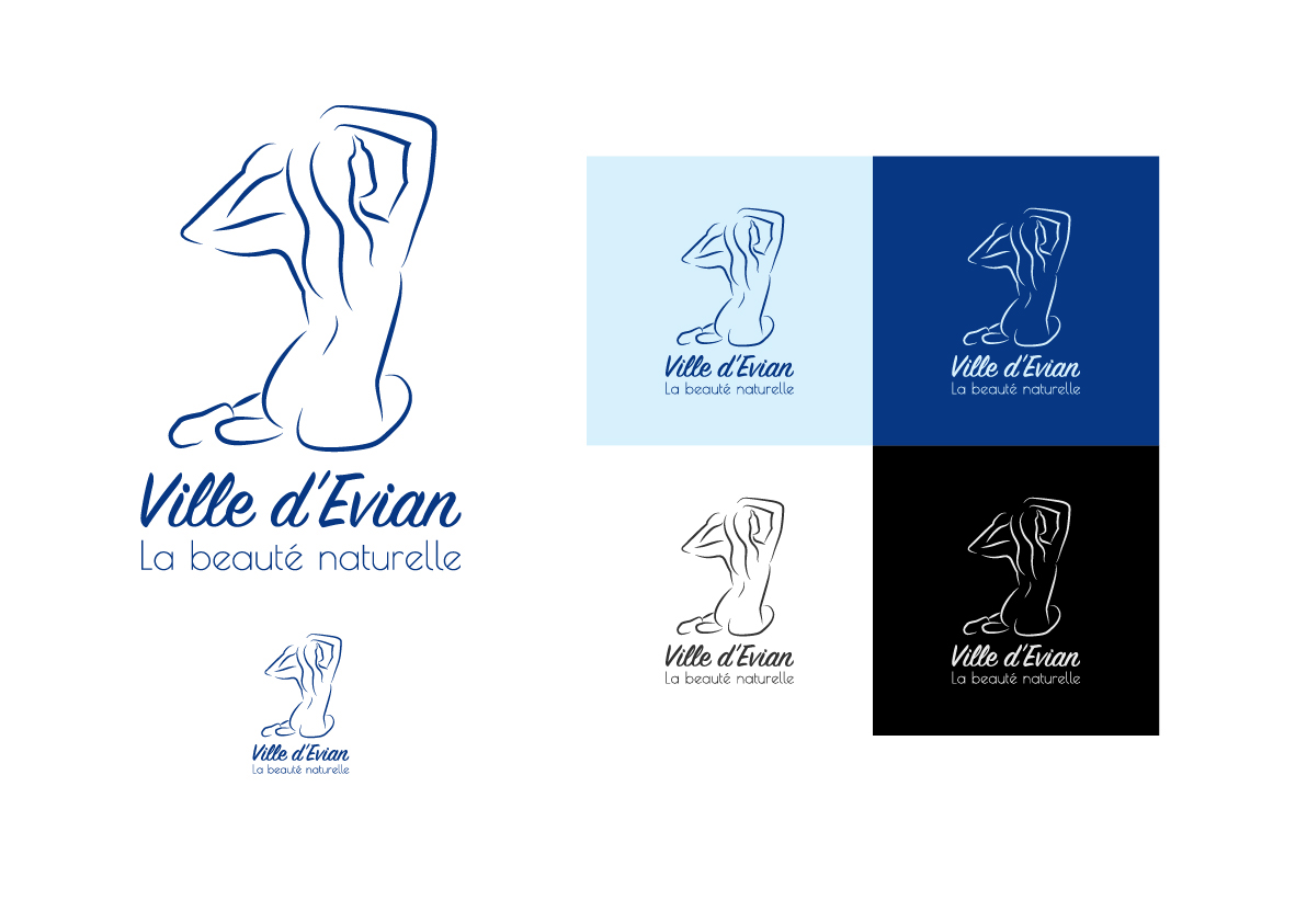 Evian Axe Sud Logotype Relift