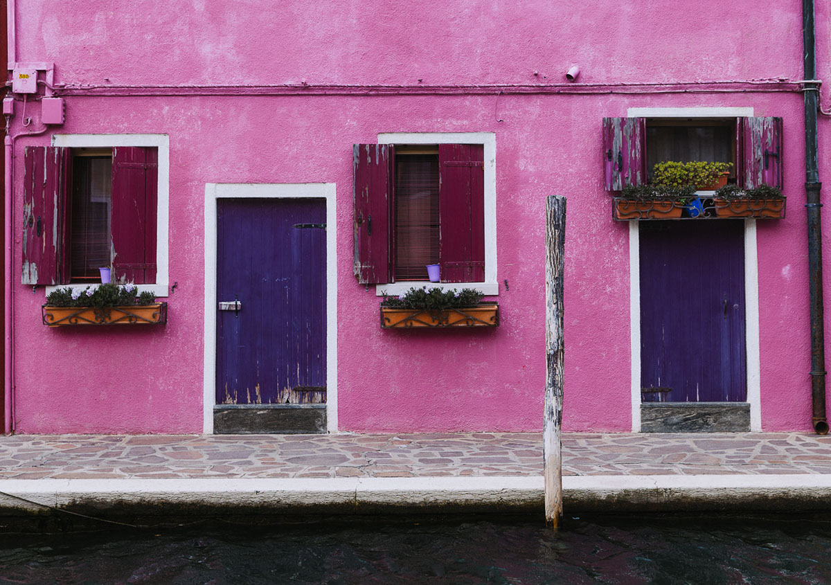 Italy Burano colors venezia Venice savateev Travel Doors italia village