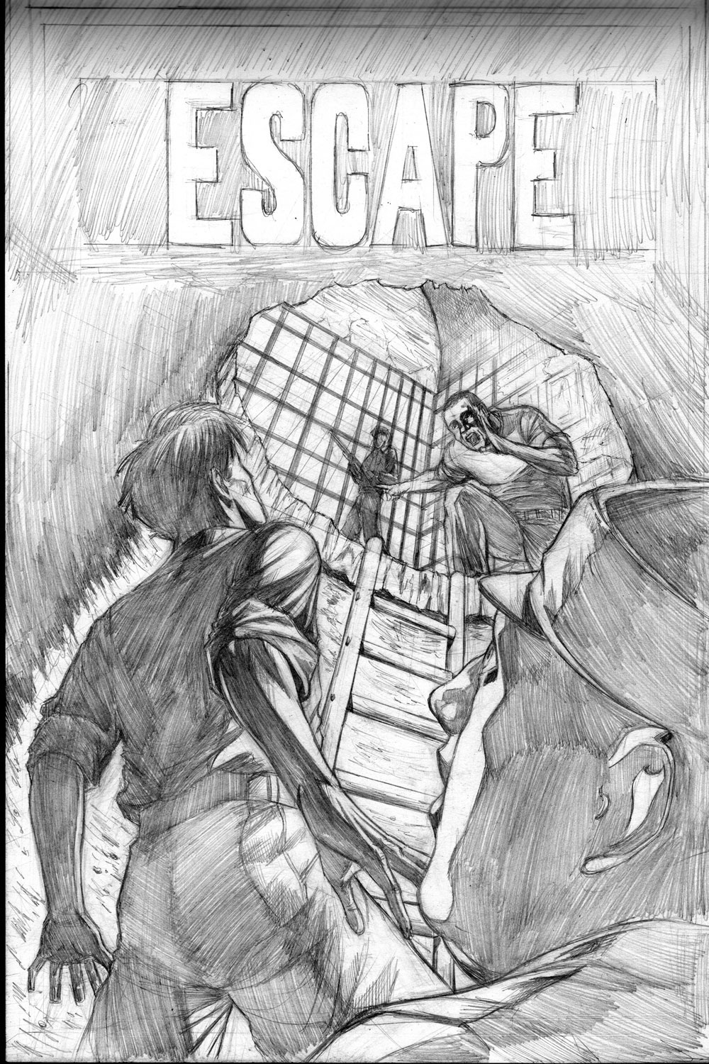 Sequential Art pencils comic eastern state penitentiary