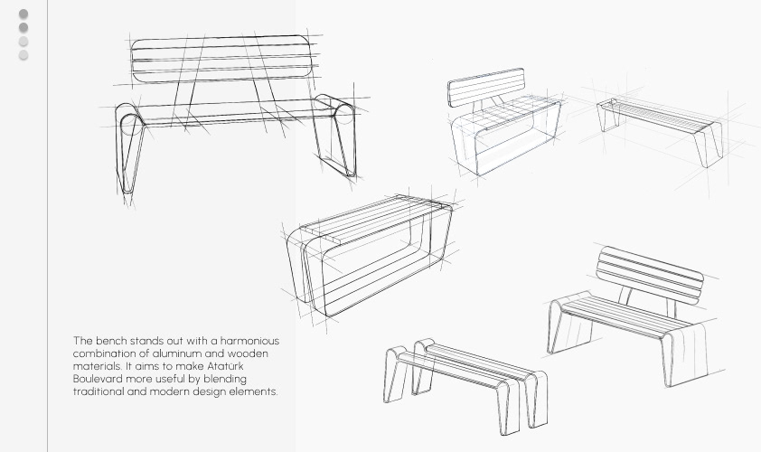 design product design  furniture Render bench LightingDesign Foodcontainer streetfurniture 