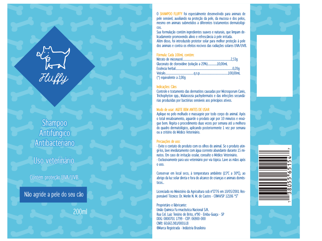 fluffy dog Pet Cosmetic kit shampoo perfume soap logo