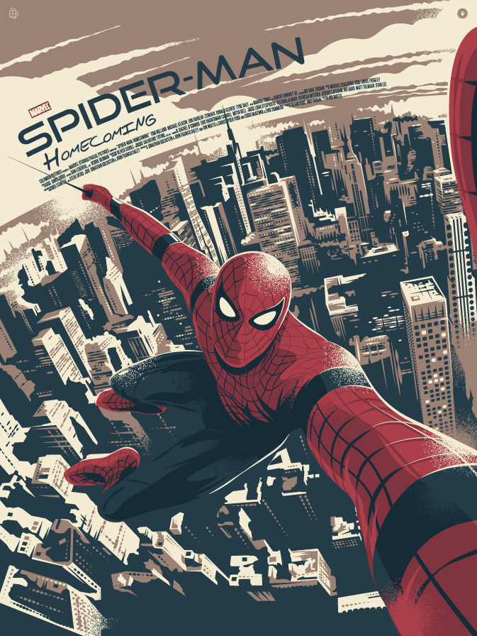 posters spider-man marvel peter parker Homecoming adobe tom holland