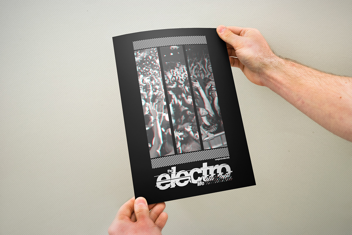 electro life  the Fun print design