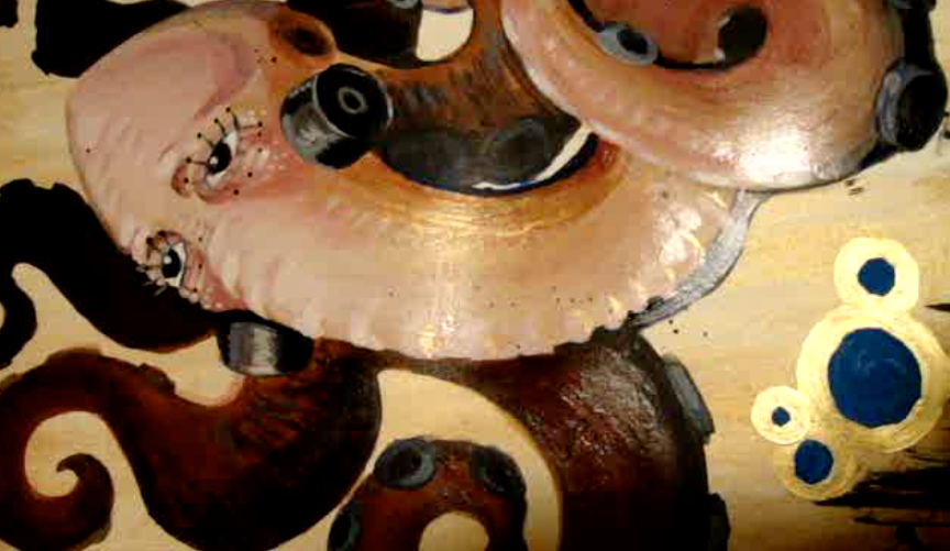 octopus acrylic painting