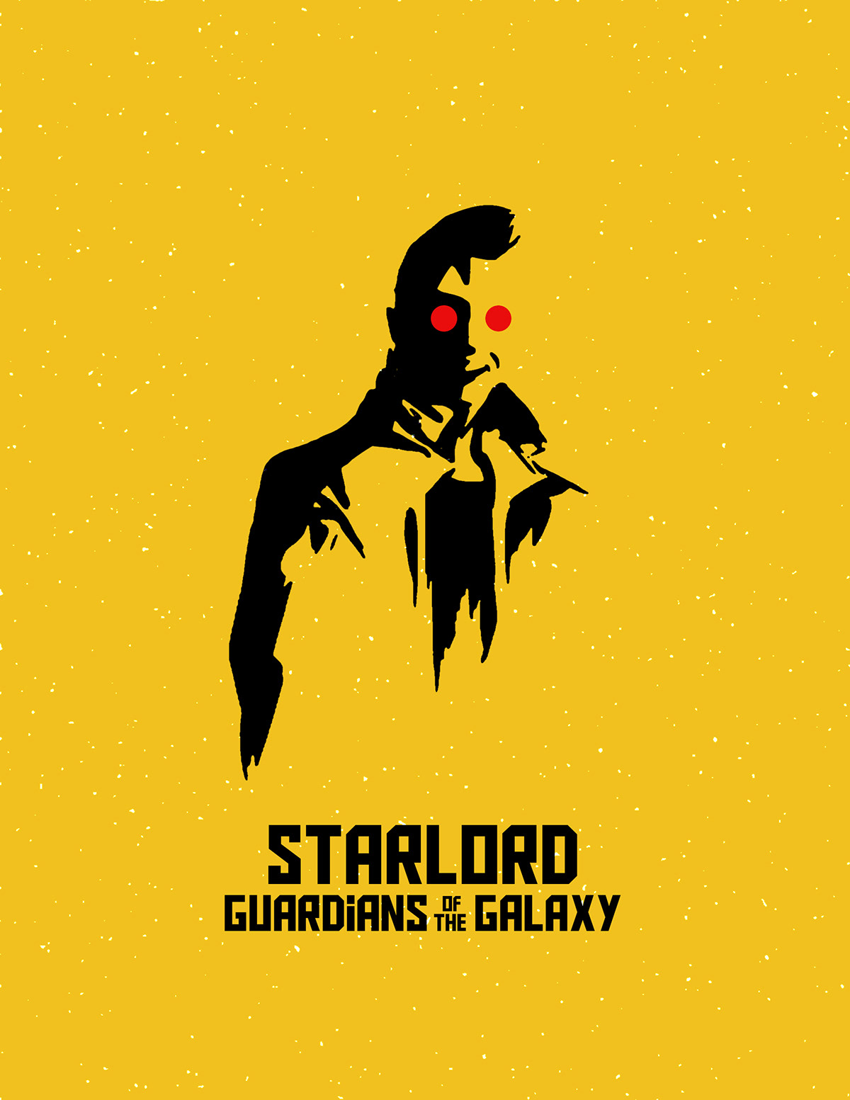 Avengers Guardians of the galaxy starlord Drax rocket minimal art poster