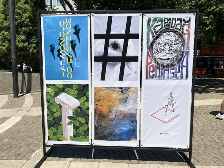 co-existence design Francesco Mazzenga poster ucraina