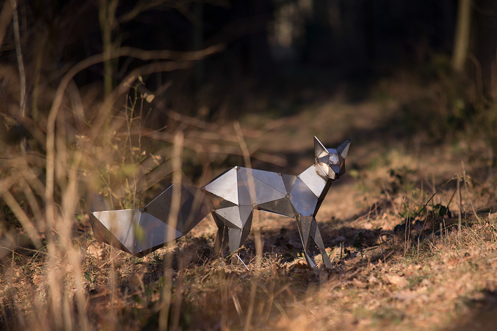 statue lowpoly animals polygon