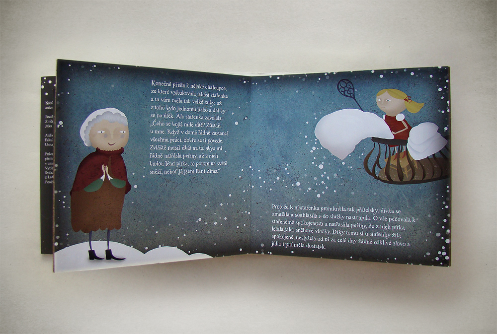 children's book children illustration book design Concertina Book board book brother grimms Illustrated book children fairy tale