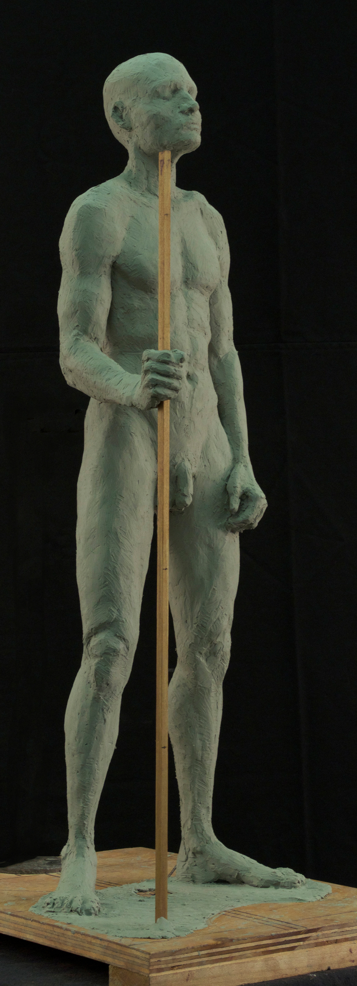sculpture figure modeling standing figure clay figure
