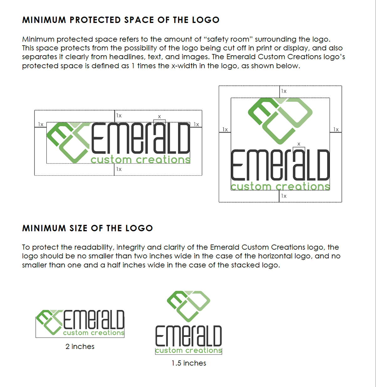 rebranding website redesign Logo Design graphic standards manual Brand Guideline Document