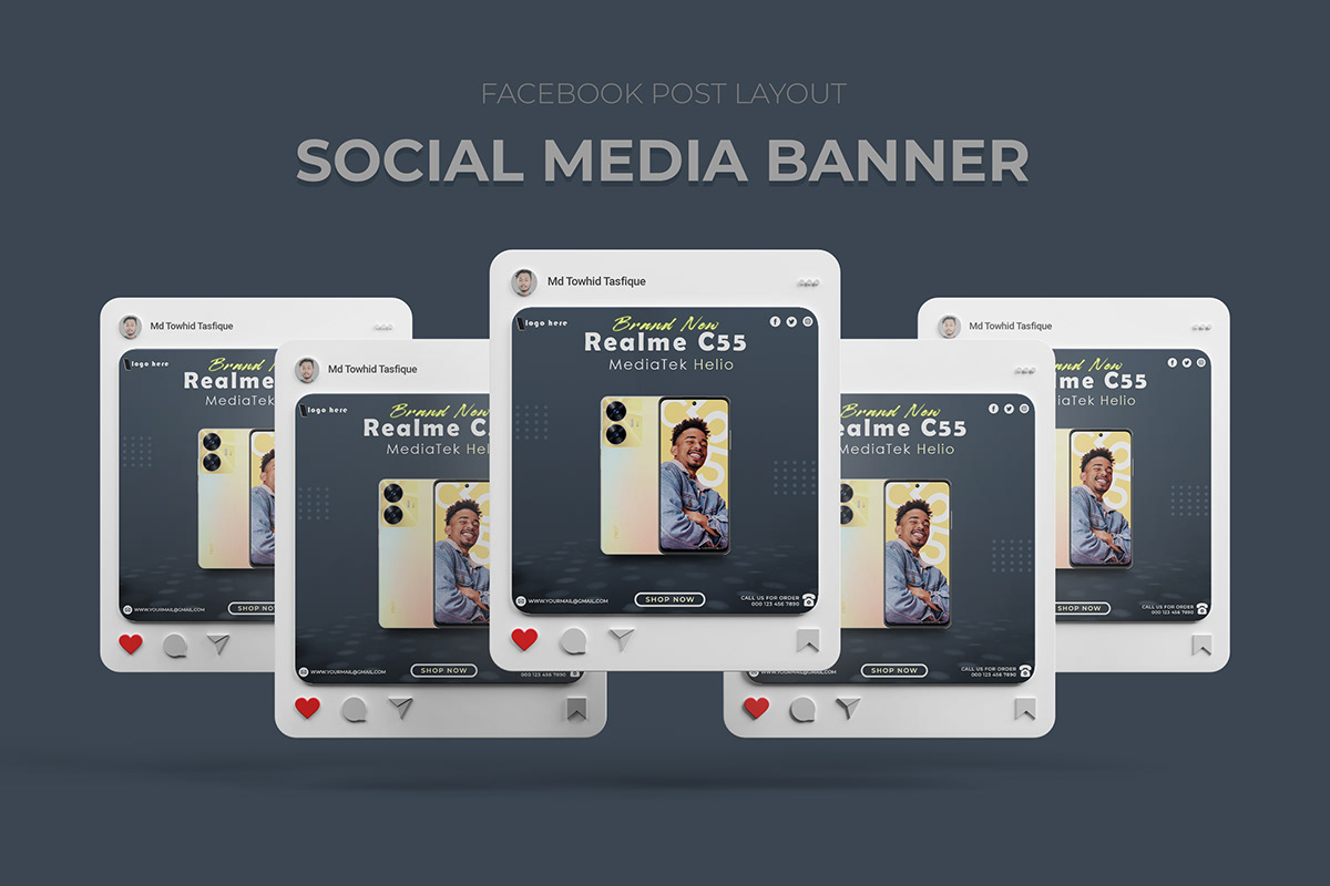 Social media post social media media banner banner design Unique