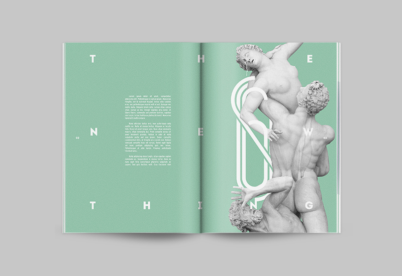 typo typography art curves magazine