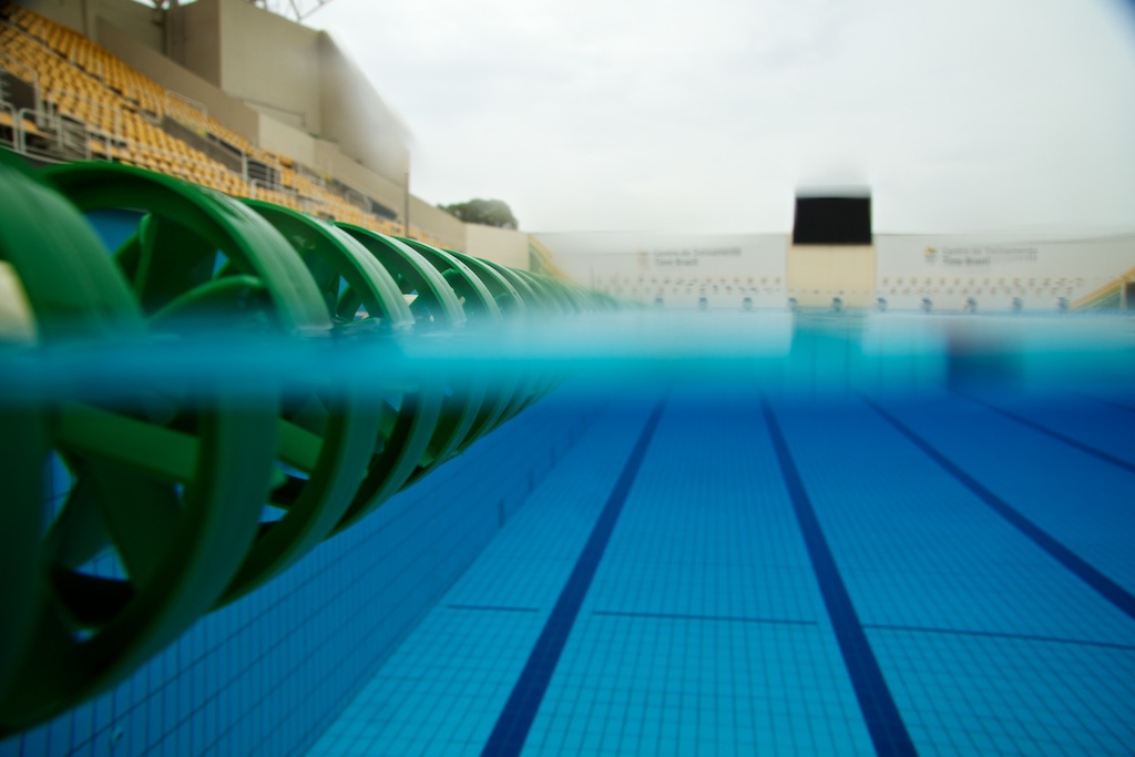 swim swimmer Pool  athelete rio Maria Lenk Brazil sport lane blue