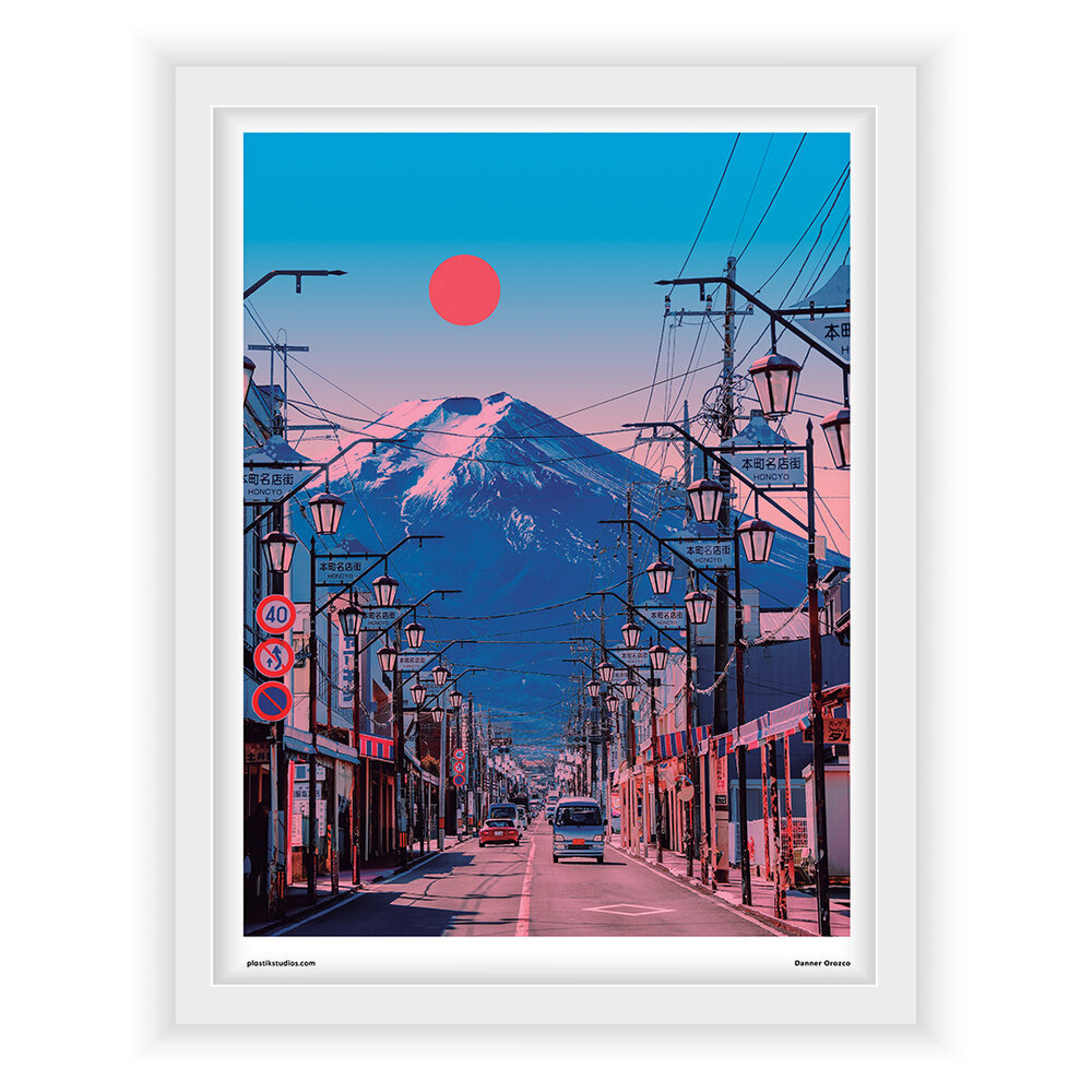 yagedan aesthetic danner orozco photoshop fuji japan Landscape plastik Street Sun