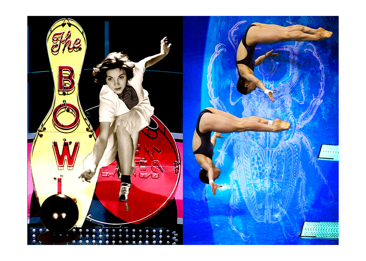 collage Digital Collage pop pop culture Retro vintage