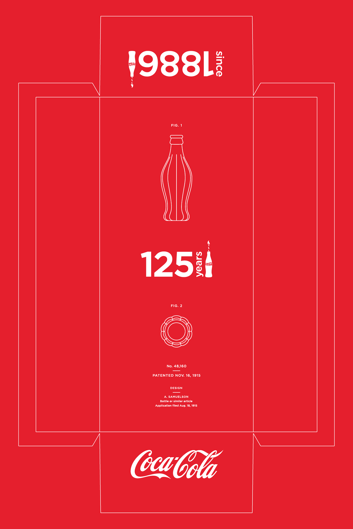 logo mark Coca-Cola visual system coke brand identity Packaging symbol