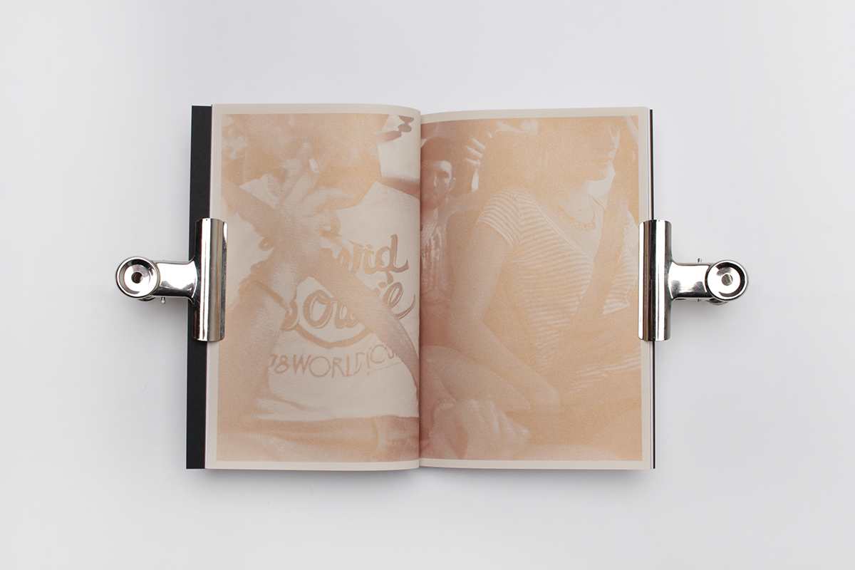 Stationery copper metallic screen printing books foil Interior print Collateral