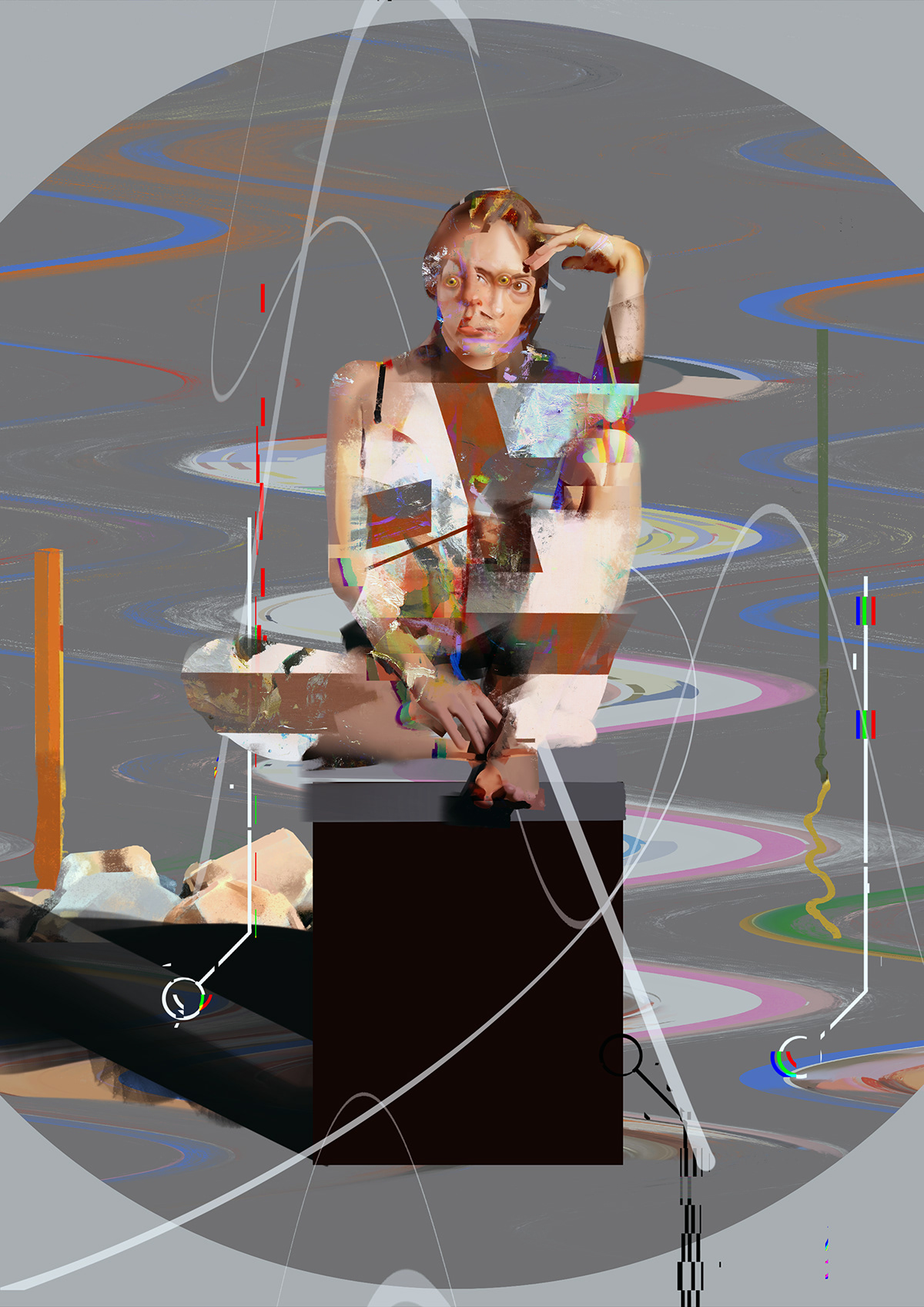 anatomy body DANCE   digital painting digitalart Realism studies