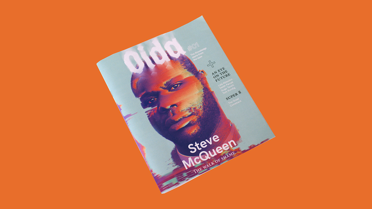 oida magazine cover Layout grid modern steve mcqueen director Cinema video visual art artist