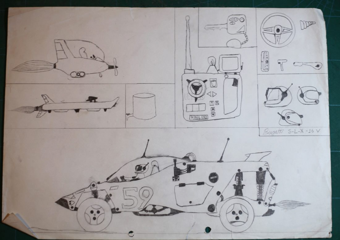 Emre Ezelli sketch childhood Marker pen pencil toy toydesign car ILLUSTRATION 