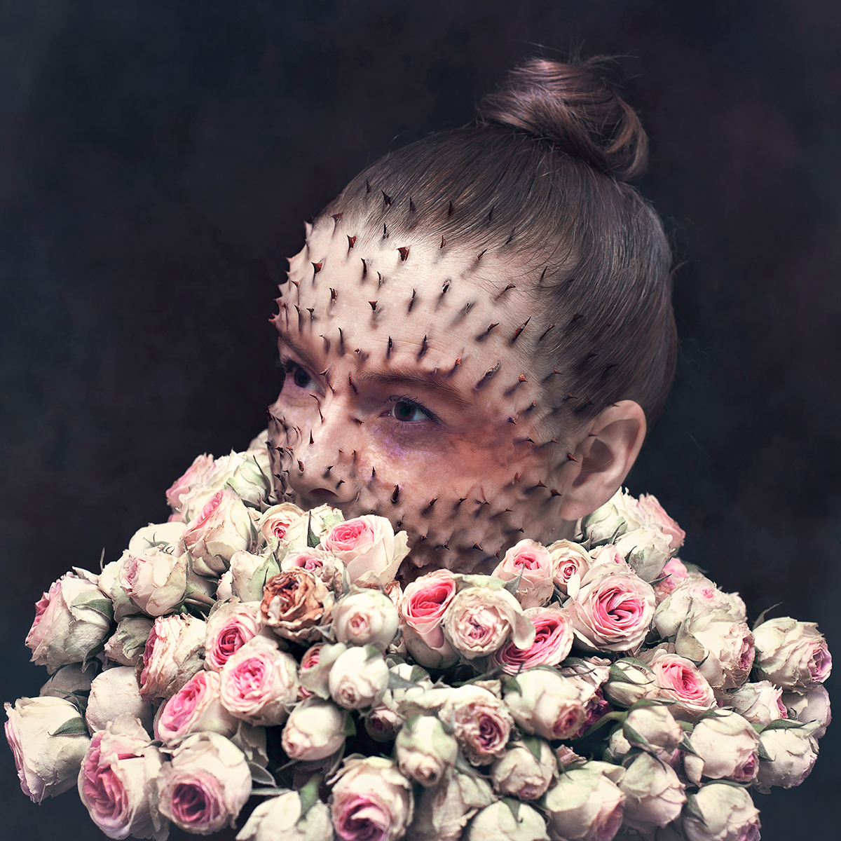 cal redback herbraiser thornes photo fine art conceptual Herb skin through the skin flower Roses