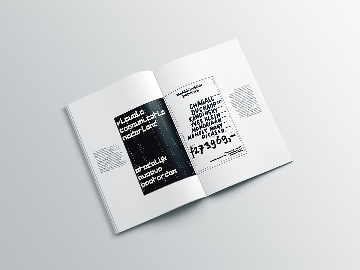 typography   wim crouwel Jan van Toorn print InDesign Booklet editorial graphic design 