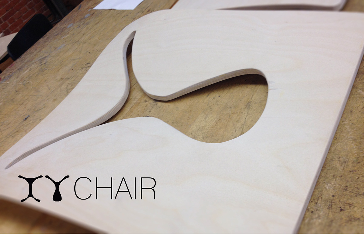 laser cut vacuforming chair design