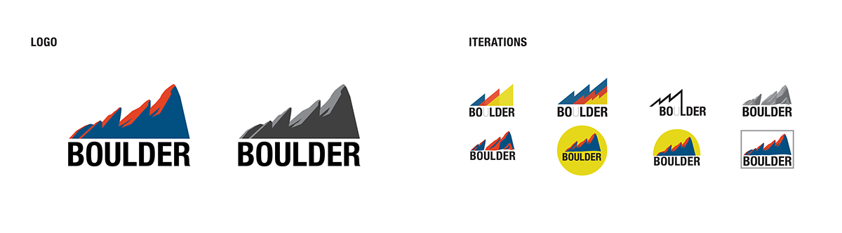Boulder Colorado Rebrand identity graphic design logo app Website