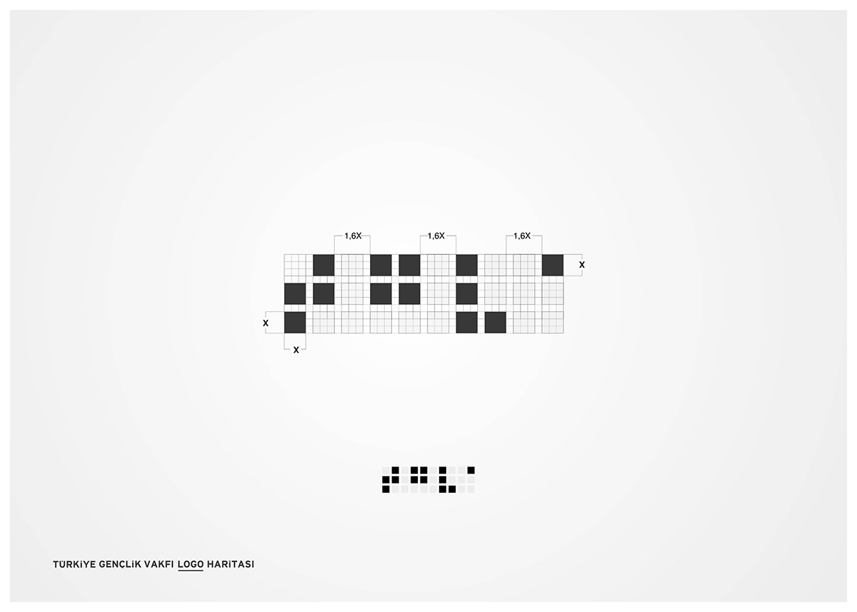 TÜGVA logo Braille alphabet Braille TÜRKİYE GENÇLİK VAKFI