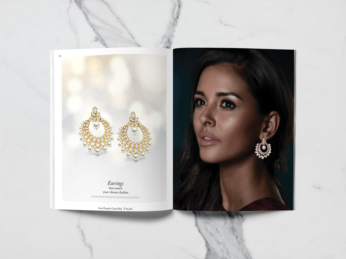 book book cover caratlane editorial editorial design  Jewellery jewelry magazine silver Tanishq