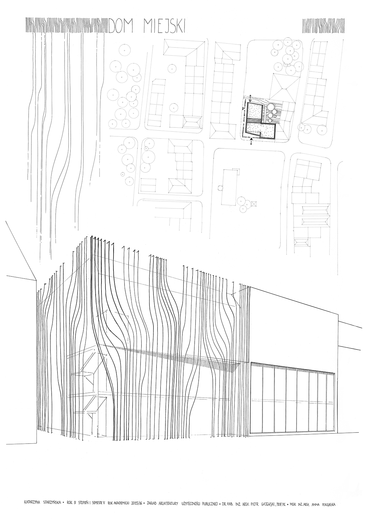 dom miejski architektura parametryczna koncepcja architektoniczna 