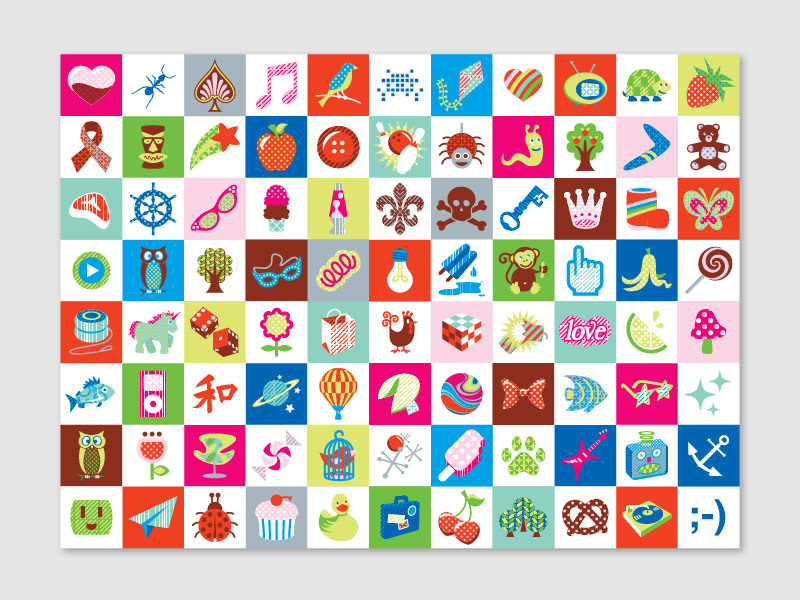 Food  package bright color Consumer cpg school teen adolescent kids Fruit sticker Icon children vegetable