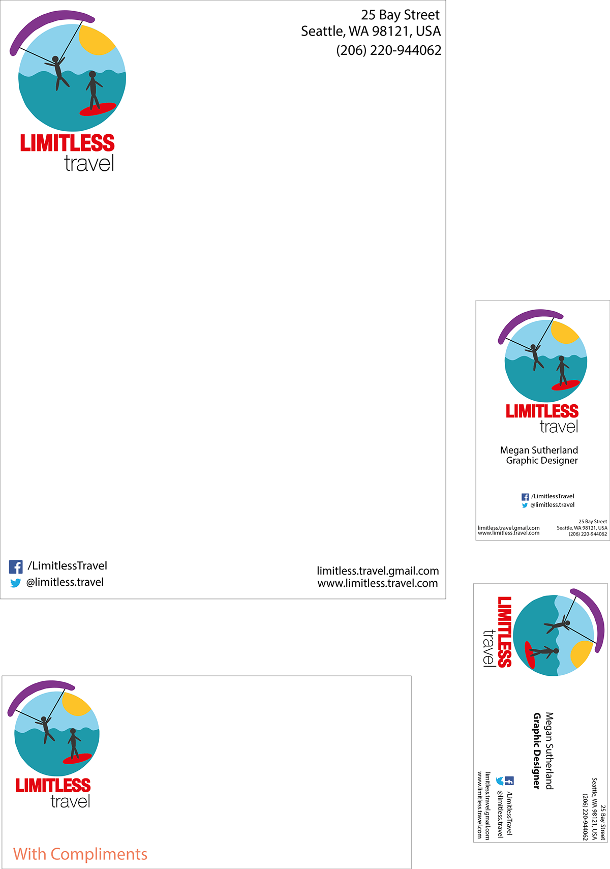 branding  logo ILLUSTRATION  letter head Compliment Slip business card Stationery
