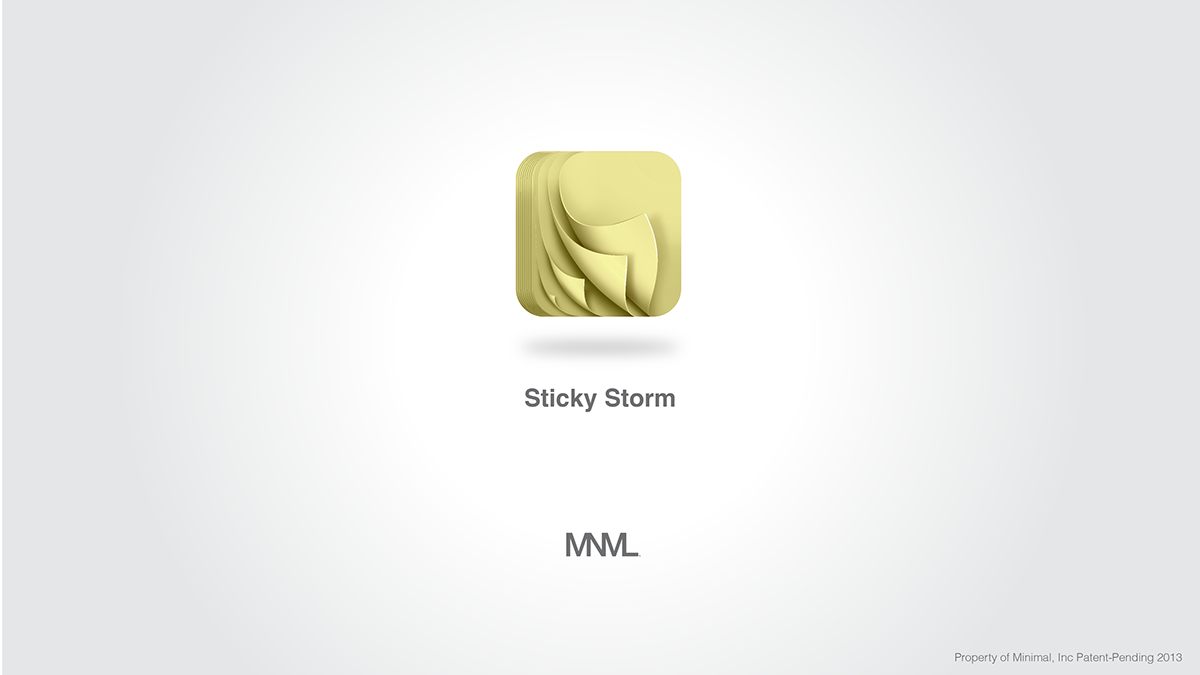 Scott Wilson mnml minimal productivity tool app Sticky note