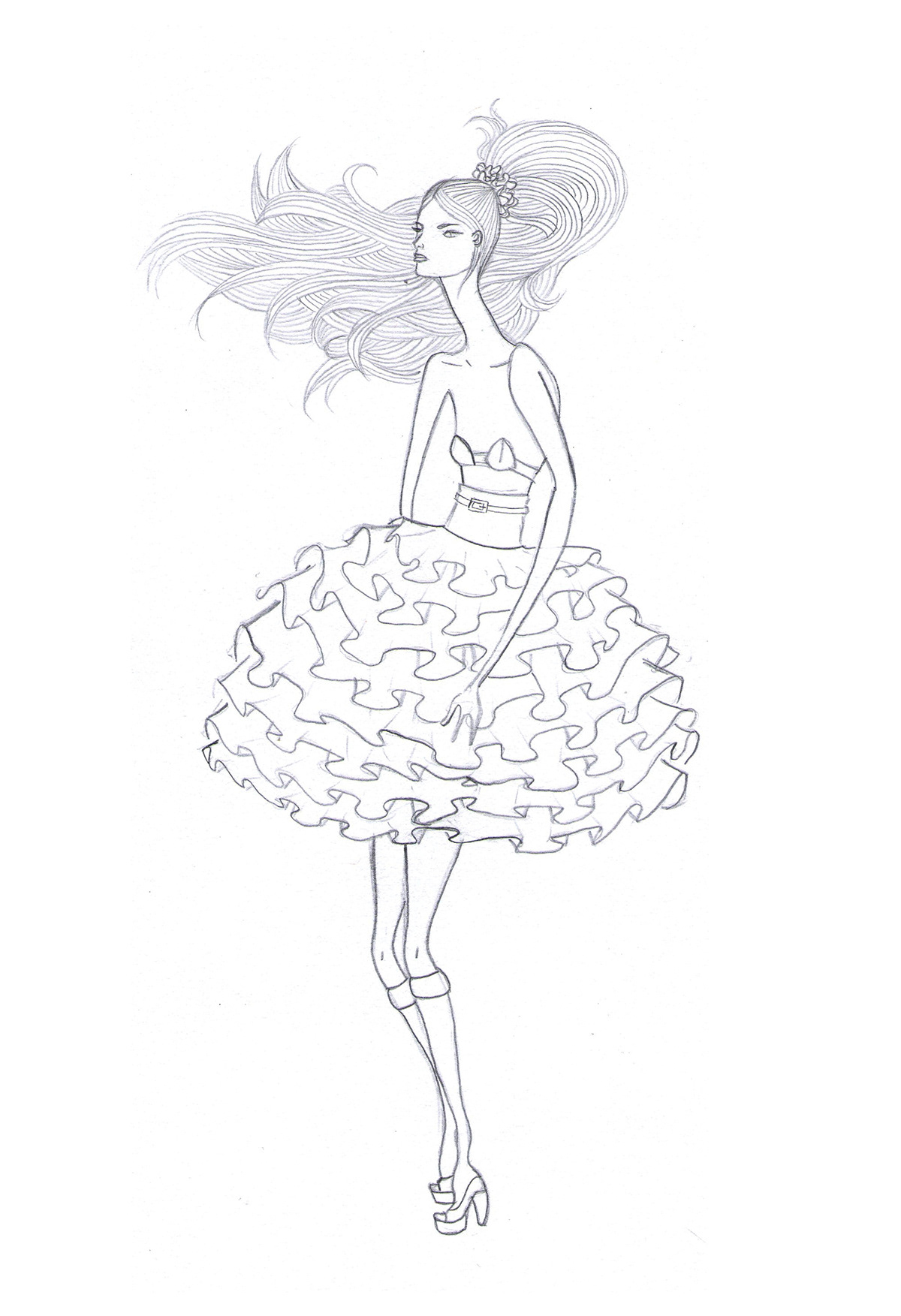 girls fashion illustration fashion drawing