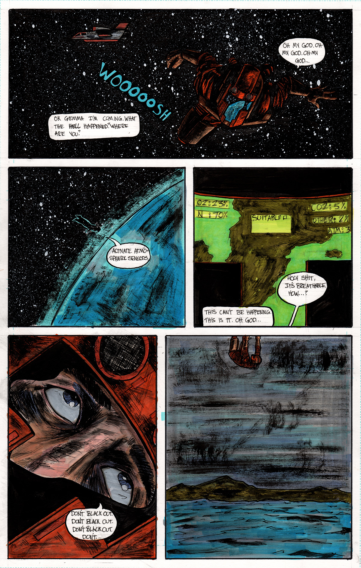 comic comics Comic Book sci-fi Scifi story color awesome