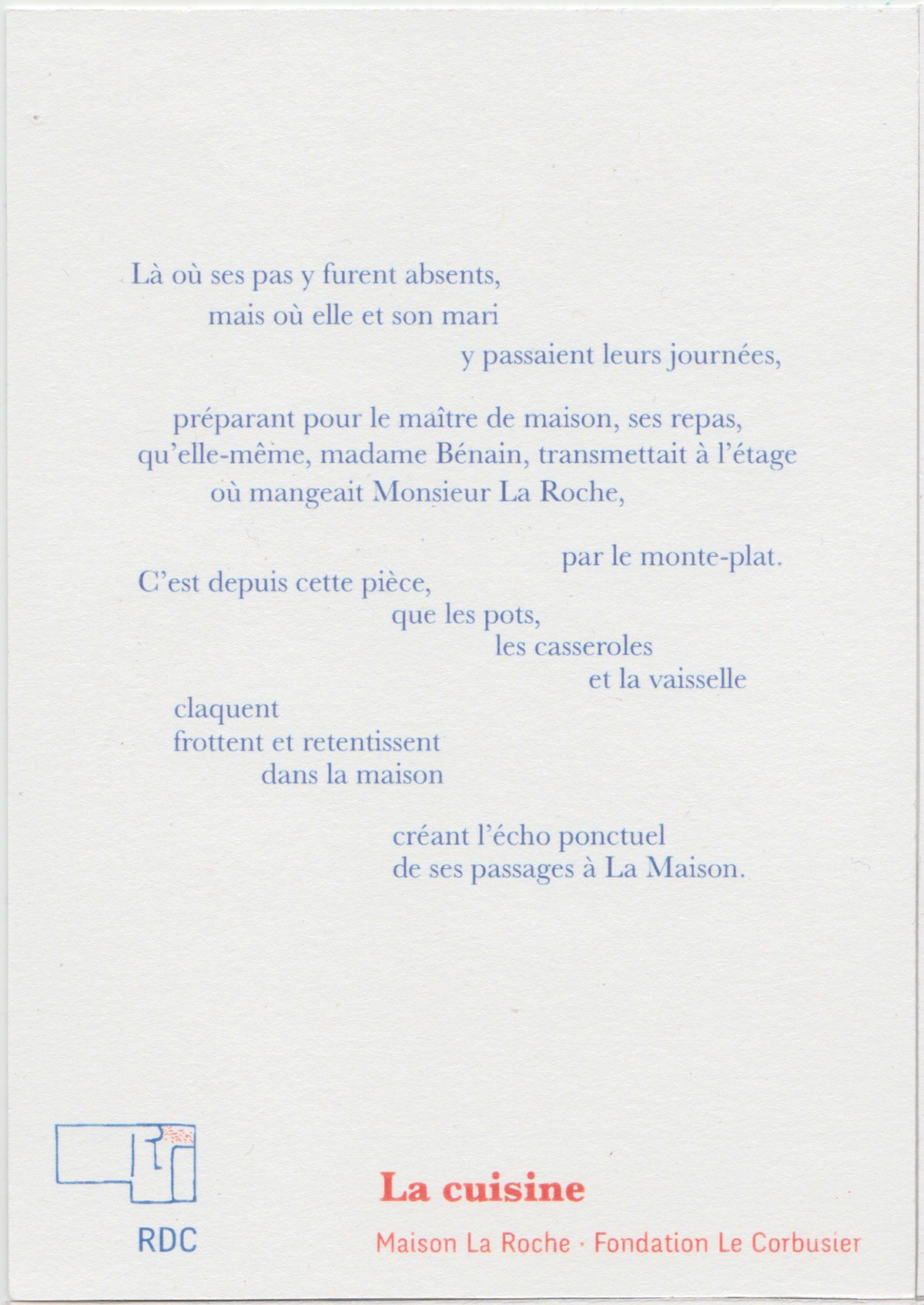 10 cartes illustrées échanges épistolaires fondation le corbusier Maiosn La Roche médiation culturelle Paris partenariat poésie Recueil trace du passé