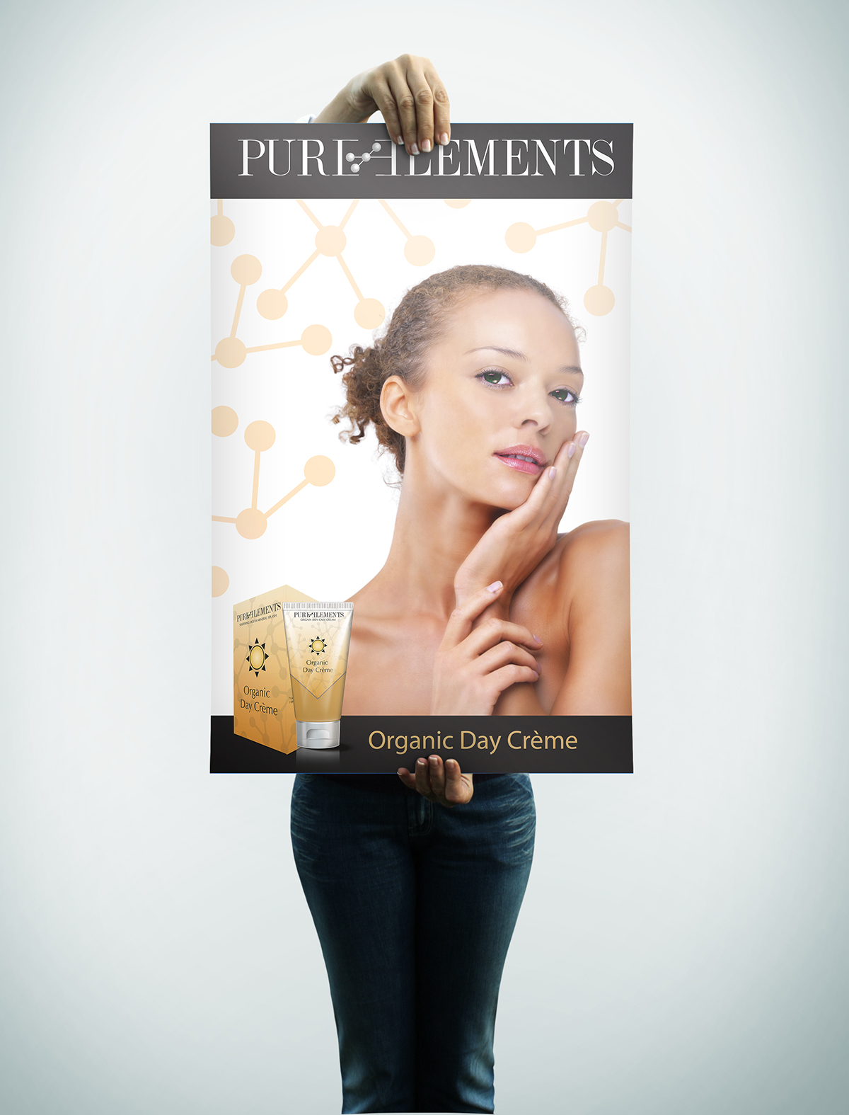 model poster marketing promotion cosmetics