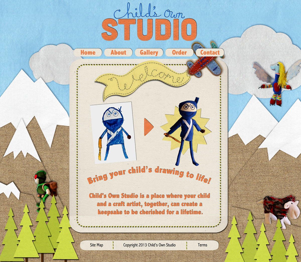 Child's Own Studio Web interactive design Student work toys