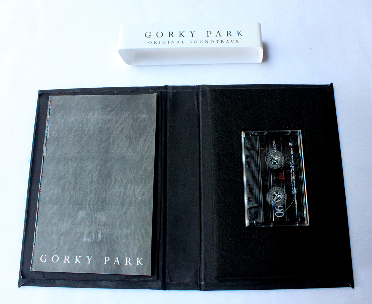 Gorky Park Collateral redesigned poster Website soundtrack Booklet artwork traditional Necklace cassette
