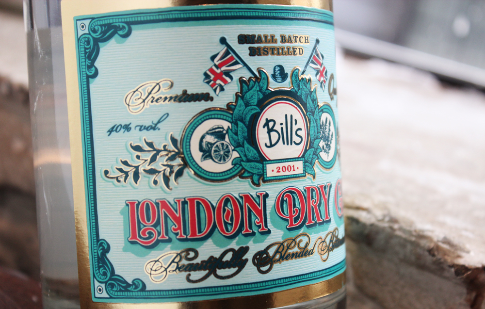 Adobe Portfolio vintage gin Label alcohol lettering type HAND LETTERING premium luxury London british flags wreath
