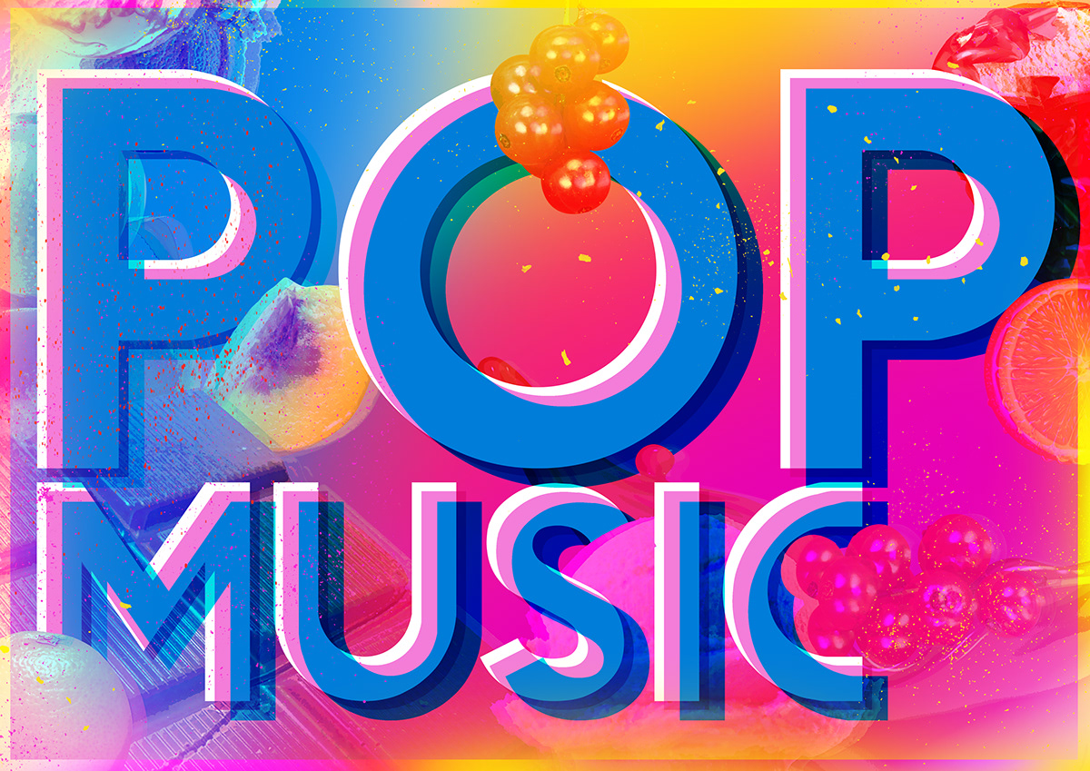 pop poster musica afiche