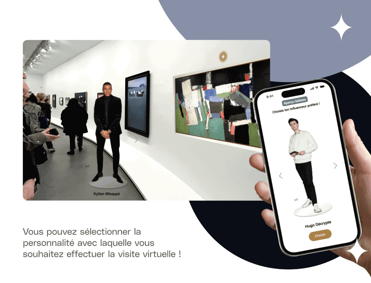museum Case Study UI/UX art moderne app design ux user interface UX design Website réalité augmentée