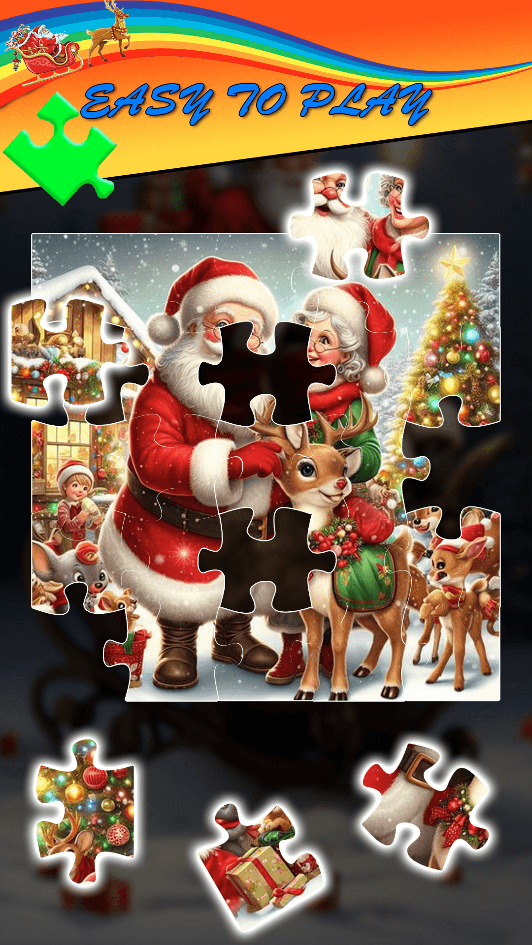 Image may contain: christmas tree, christmas and cartoon
