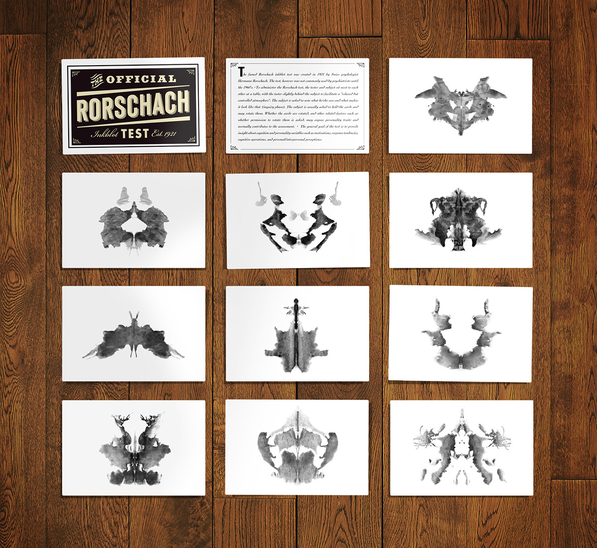 Rorschach test psycology  poster