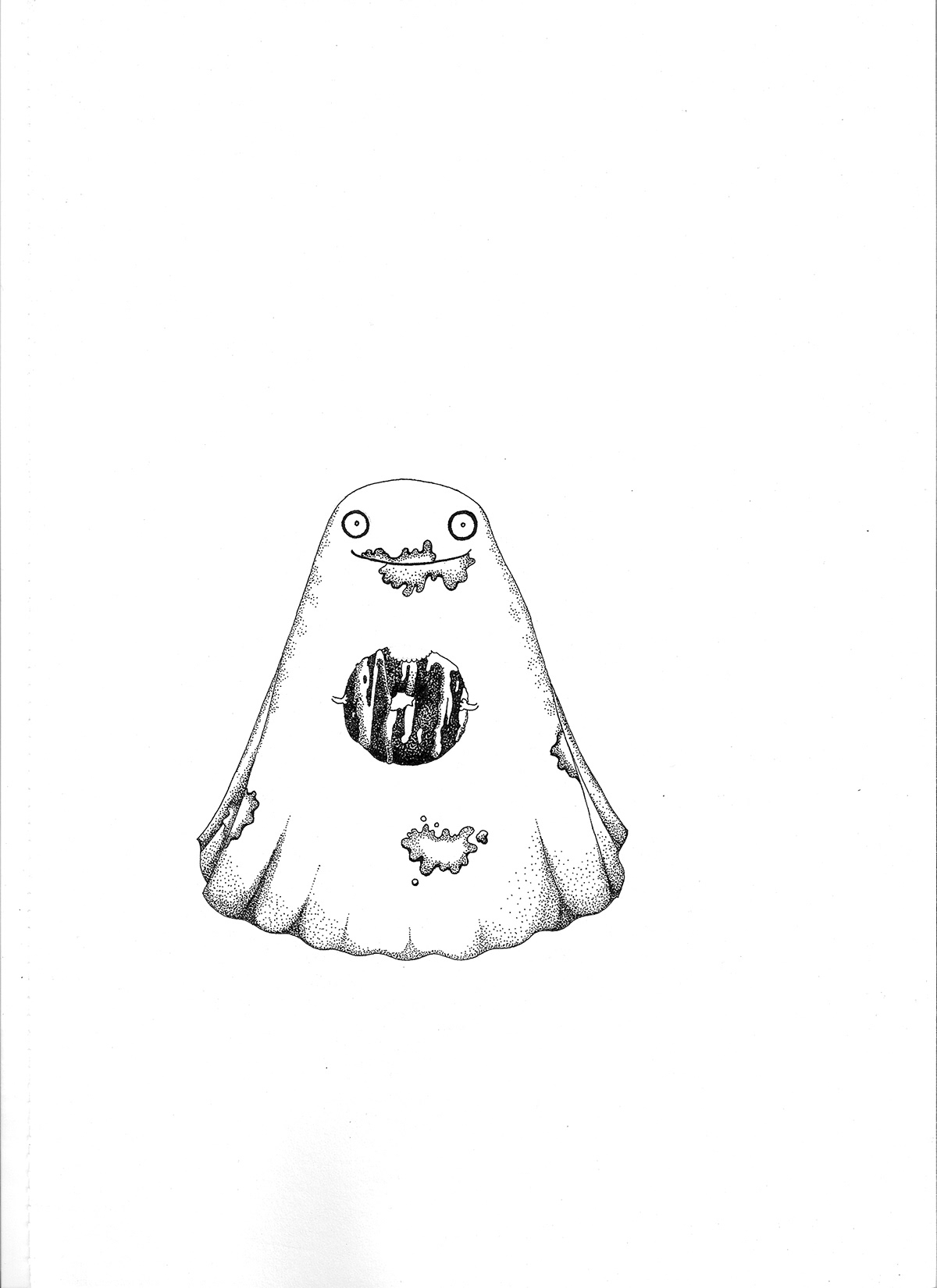 ghost Ghosts funny playsuit sport sock sock doughnut cape